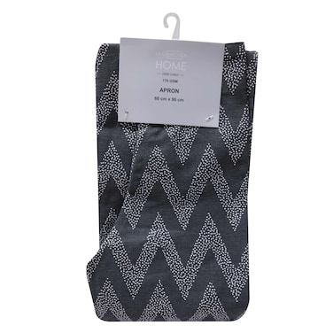La Collection Home - Apron, Zig Zag Print, 60 X 90 cm