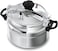 Refura SA Aluminium Pressure Cooker 9L Re-607, Pressure Pot, Arabic Cooker, Silver