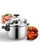 REFURA Aluminium Pressure Cooker, Pressure Pot, Arabic Cooker, Silver - Sizes From 3L To 15L
