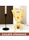 REFURA Electric Incense Burner - Plug-in Incense Burner - Retro Burner Ornament Arabic Decor Aroma Centerpiece Silver RE-4630