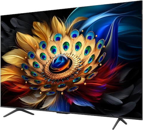 TCL 75 Inch 4K QLED Pro HDR Dolby Vision Atmos Onkyo 2.1CH Slim Uni Body Google TV 75C655 2024 Model KSA Version Online Carrefour KSA