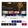 TCL 189cm (75 Inches) 4K UHD Smart QLED Google TV 75P71K (Black)