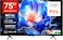 TCL 189cm (75 Inches) 4K UHD Smart QLED Google TV 75P71K (Black)