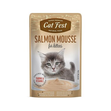 Cat Fest Salmon Mousse Kitten Food Pouch - 70 g