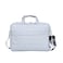 VIPTOUR Laptop Bag, Premium 15.6" With Multiple Compartments, Padded Shoulder Strap Silver, VT-BP310