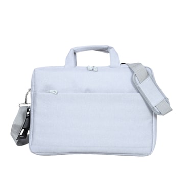 VIPTOUR Laptop Bag, Premium 15.6" With Multiple Compartments, Padded Shoulder Strap Silver, VT-BP310