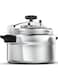 Microplus 3L Aluminium Pressure Cooker PS-624, Pressure Pot, Arabic Cooker, Silver