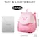 Nohoo 3D Cute Peppa Kids School Bag/Activity Bag 10" - Pink