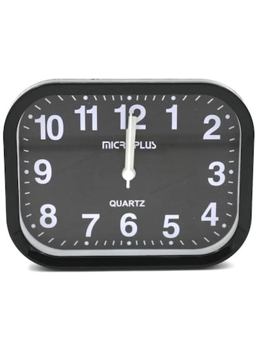 Microplus Analogue Alarm Clock Black PS-4731