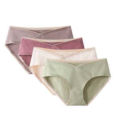 Sunveno Maternity Seamless Low Waist Briefs - Set of 4 - XXL