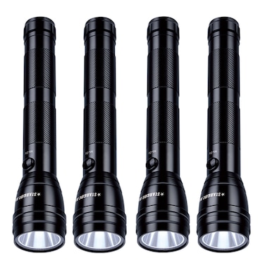 مجموعة كشاف LED قابل لإعادة الشحن من ستار جولد، 4 في 1، مقاوم للماء، مع بطارية طويلة الأمد، SG-i24