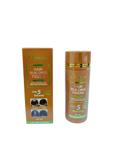 hair building fibers natural brown 22g