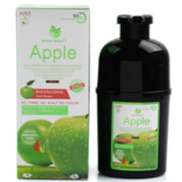 Ammonia-free dark brown dye shampoo extracted from green apples, 240ml