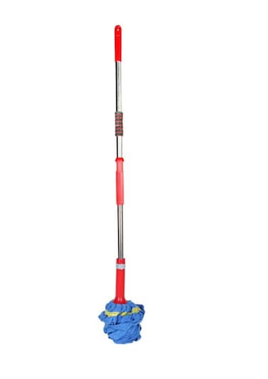 Twist fiber Mop Blue/Red/Silver