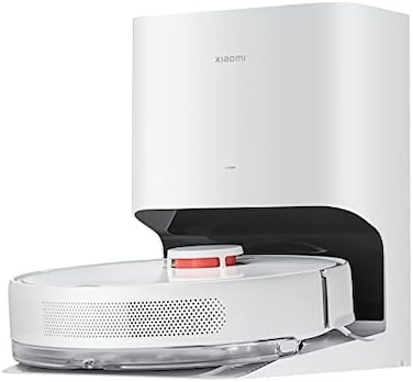 مكنسة شاومي روبوتية ذكية X10 تكنس وتمسح مع تقنية LDS الجيل الجديد بقوة شفط 4000 باسكال BHR6404EN - أبيض