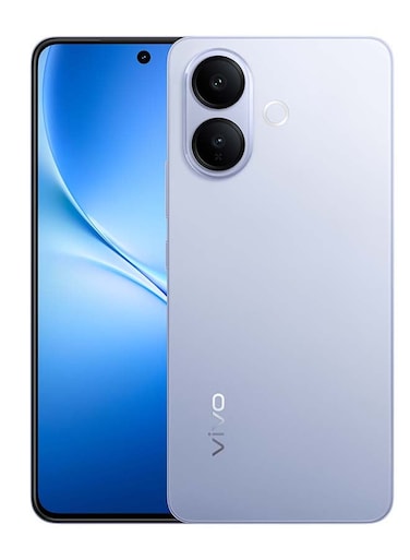 هاتف V60 Lite AI 5G ثنائي الشريحة باللون الأزرق التيتانيوم وذاكرة وصول عشوائي (RAM) سعة 12 جيجابايت وذاكرة تخزين سعة 256 جيجابايت - إصدار الشرق الأوسط