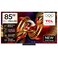 تي سي إل - تلفزيون ذكي 75 بوصة SQD-MiniLED 4K Google TV - 75C8L - أسود