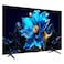 تي سي إل - تلفزيون ذكي 65 بوصة 4K QLED 4K Google TV - 65P7L - أسود