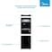 Midea Water Dispenser Bottom Loading - 3 Tabs - 3.6 L Hot &amp; 1.16 L Cold - Black - YL1633S