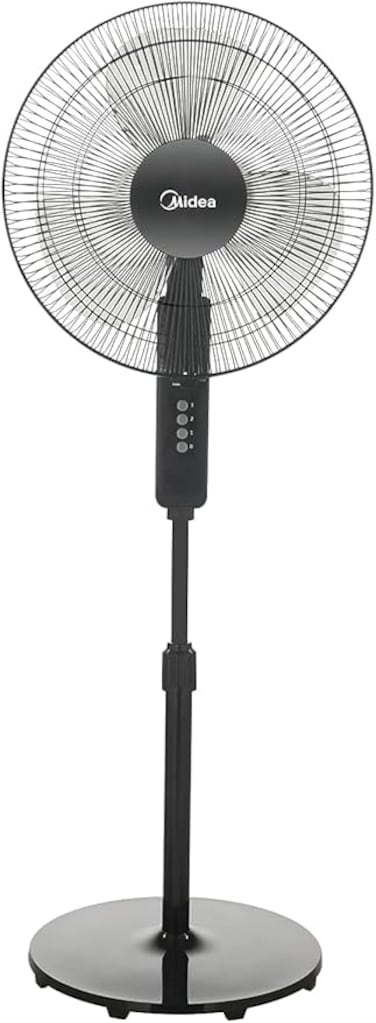 Midea Stand Fan - 3 Speeds - Black - FS4019K