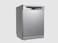Midea Dish Washer, 12 Place Settings, 6 Programs, Half Load, Delay, Child Lock, Color Silver - WQP125201CSEG (Installation Not Included)