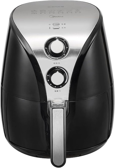 قلاية هوائية كهربائية مايديا - 2.2 لتر - 1230 واط - أسود