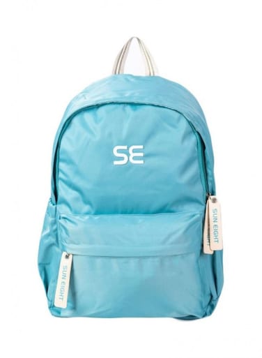 Polyester School Backpack Sky Blue