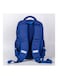 Polyester School Backpack Blue/Grey