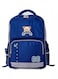 Polyester School Backpack Blue/Grey