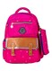Polyester School Backpack Pink