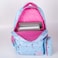 Polyester School Backpack Sky Blue/Pink