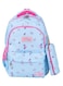 Polyester School Backpack Sky Blue/Pink