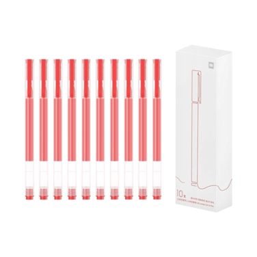 Xiaomi High-Capacity Gel Pen 10-Pack BHR8863GL - Red