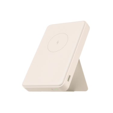 شاحن مغناطيسي شاومي متنقل بتقنية الماج سيف بسعة 6000 مللي أمبير BHR9074GL - بيج