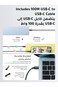 شاحن حائط يوجرين Nexode Air GaN قابس قابل للطي منفذ USB-C 65 واط - رمادي فلكي