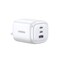 Ugreen Wall Chager Nexode GaN Fast 2 USB-C and USB Ports 65W - White
