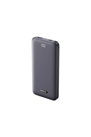 شاحن متنقل يوجرين بسلك مدمج USB-C وبقوة 20 واط - أزرق