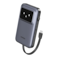 Ugreen Uno Power Bank USB-C and USB Ports with Built-in Cable 10000mAh 30W - Gray