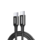 يوجرين سلك شاحن سريع 5A مضفر من USB-C الى USB-C بطول 1 م وبقوة 100 واط - أسود