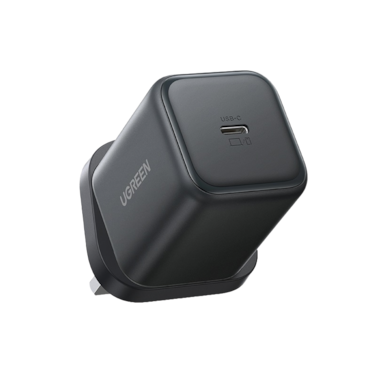 شاحن جداري يوجرين بتقنية GaN بمنفذ USB-C وبقوة 45 واط - أسود