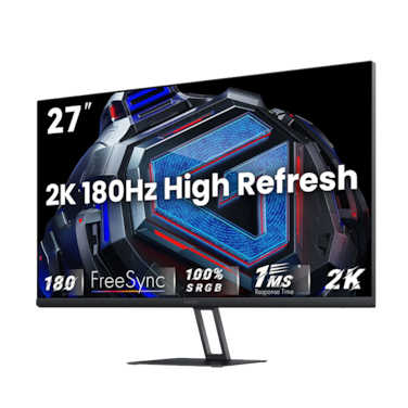 شاشة عرض شاومي للألعاب LCD G27Qi بدقة 2K بمعدل 180Hz وبحجم 27 انش ELA5597UK - أسود