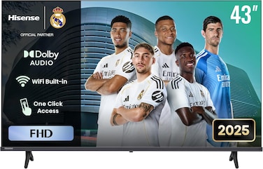 Hisense 43 Inch Class A4 Series FHD 1080p Google Smart TV   DTS Virtual: X, Game   Sports Modes   60HZ   Chromecast Built-in