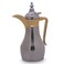 Tamim Steel Saif Gallery Coffee Pot, 600 ml - Silver Gold