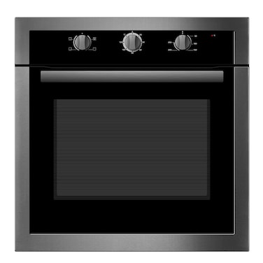 Midea Electric Oven 60cm, 70 Liters, 4 Functions, Black Steel, 2100 Watts