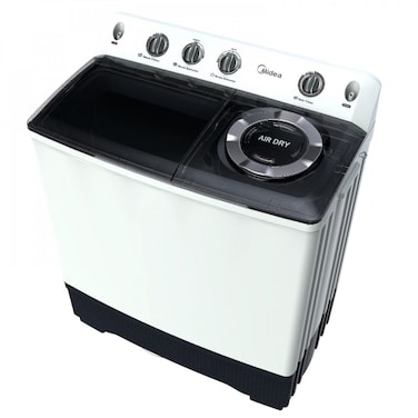 Midea Top Load Twin-Tub Washing Machine 14Kg Washer/10Kg Dryer - White - TW140ADNB