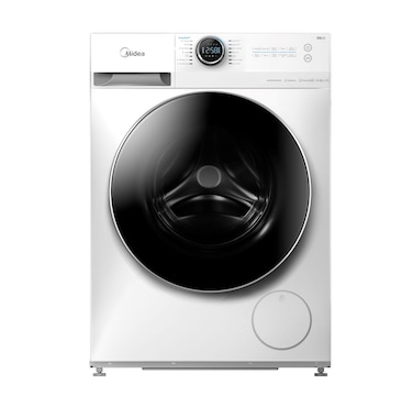 Midea Washer Front Load - 10 kg washer - 14 Programs - White - MF200W100W1WSA