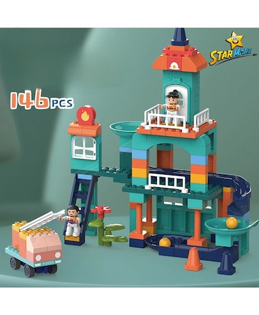 Starmarz Table and Building Blocks Small 146 Pcs Including Table, Chair &amp;  Storage