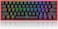 Redragon K616 Fizz Pro 60% Wirless /Wired RGB Gaming Keyboard, 61 Keys Compact Mechanical Keyboard Black, Linear Red Switch, Pro Driver/Software Supported