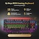 Redragon K552 Mechanical Gaming Keyboard RGB LED Backlit Wired With Anti-Dust Proof Switches For Windows PC (Black, 87 Key Red Switches)