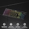 Redragon K513 RGB Membrane Gaming Keyboard, Standard 104 Keys Linear Mechanical-Feel Keyboard With 5 Extra On-Board Macro G Keys, Dedicated Media Control, Solid Metal Top Case